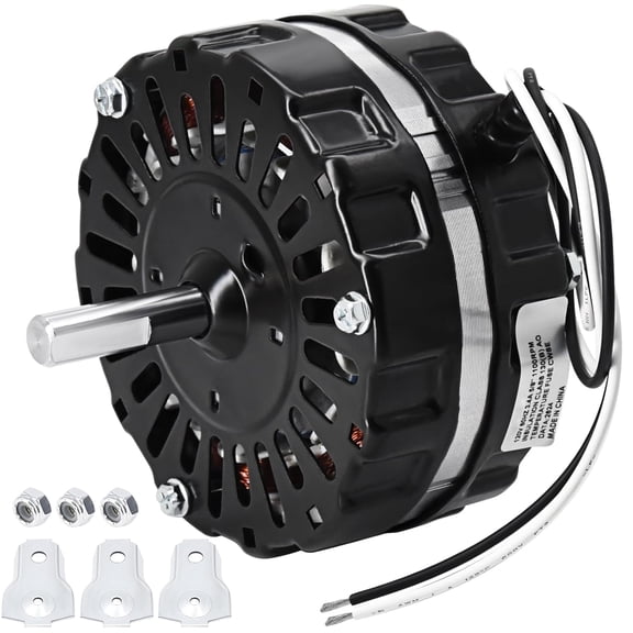 Power Attic Vent Fan Motor Replacement for Lomanco F0510B2944, F0510B2705, F0510B2497, F0510B2536, A0416B2059 Ventilator Fan Motor Kit for Lomancool 2000 & 1800, 120V