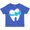 Royal Blue, variant on Inktastic Tooth with a bow Boys or Girls Toddler T-Shirt