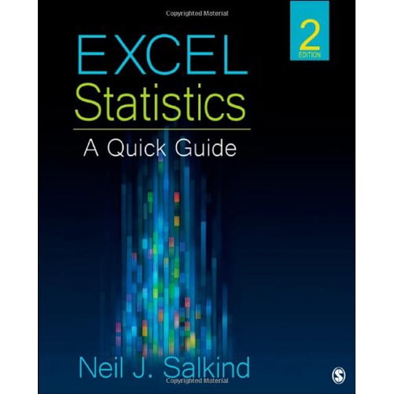 Pre-Owned Excel Statistics: A Quick Guide (Paperback) 1452257922 9781452257921