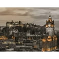 thumbnail image 3 of Frank, Assaf 24x19 Black Modern Framed Museum Art Print Titled - Edinburgh Castle and The Balmoral Hotel, Scotland, FTBR-1917, 3 of 5