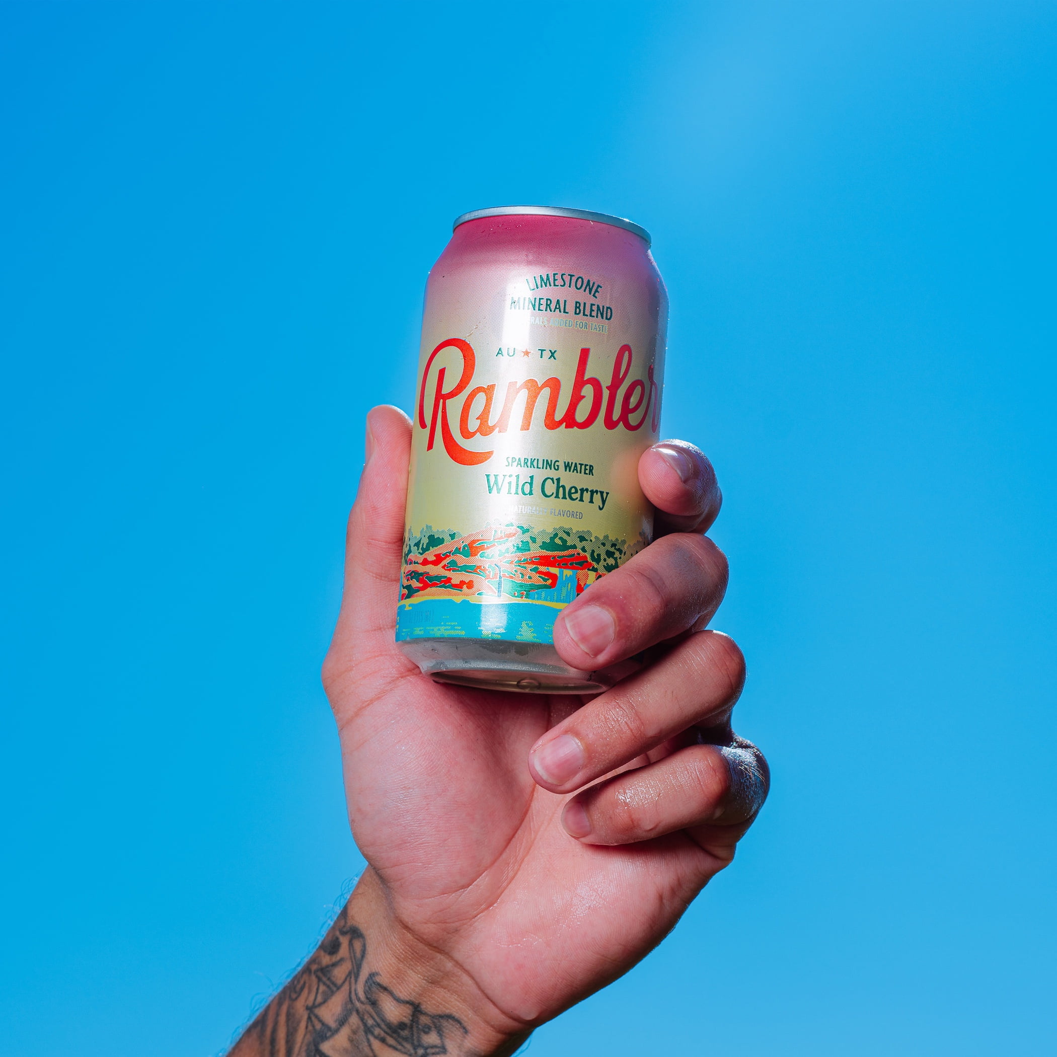 Rambler Wild Cherry Sparkling Water 8 - 12 fl oz Cans