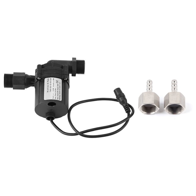Bomba de circulación de cerveza casera sin escobillas de 12 V CC y 18 W (con conector)