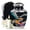 MUSIC-28, variant on JAGASY Music Urn Son Ashes - Large Blue Urn for Human Ashes - Musical Notes Urns for Sister Funeral - Bird Urns for Adult Men Remains - 10 Inch