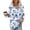 A07_Multicolor, variant on Womens Crew Neck Shirts 3/4 Sleeve Blouses Tunics Top Floral Printed Shirts Fashion 2026 Basic Tops Going Out Outfits Y2K Clothes