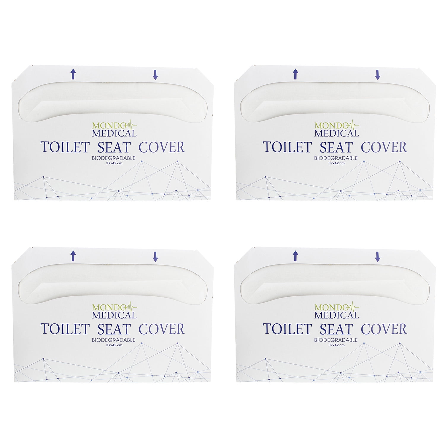 MonMed Flushable Toilet Seat Covers Disposable Seat Covers for Toilet