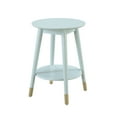 thumbnail image 3 of Convenience Concepts Wilson Mid Century Round End Table with Bottom Shelf, 3 of 4
