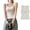 Gray 2, variant on Beautyzll Womens Tank Tops Summer Sleeveless High Neck Ribbed Knit Slim Fitted Blouse Side Ruched Basic Tees Shirts S-XL