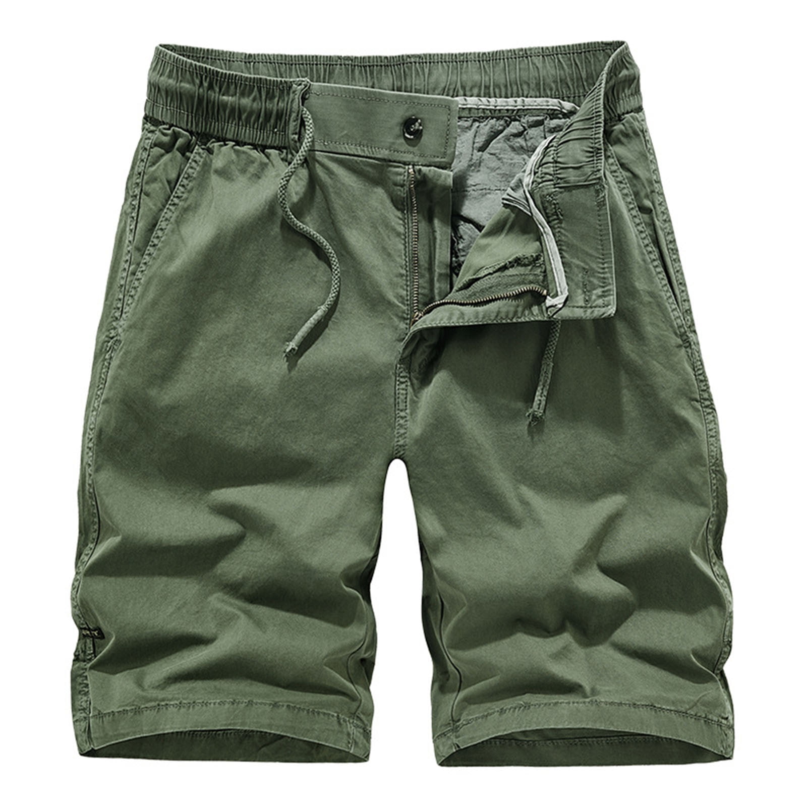 Mens Shorts, Mens Summer Fashion Solid Color Casual Shorts