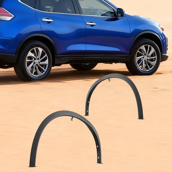 2PCS Fender Trims for Nissan Rogue 2014-2016 Fender Trim Driver Side Rear Left &Right Fender Flare Trim