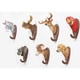 thumbnail image 4 of Tenedor animal del sombrero de ropa del de pared del de Sunnimix Gancho de pared de resina de cabeza de animal, 4 of 8