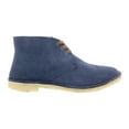 thumbnail image 3 of DANIELA FARGION Navy Suede Leather Derby Shoes-10 for Mens, 3 of 4
