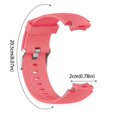 thumbnail image 3 of Dsscvnef Suitable for Huami Watch 3 Amazfit Verge Monochrome Silicone Replacement Strap, 3 of 4