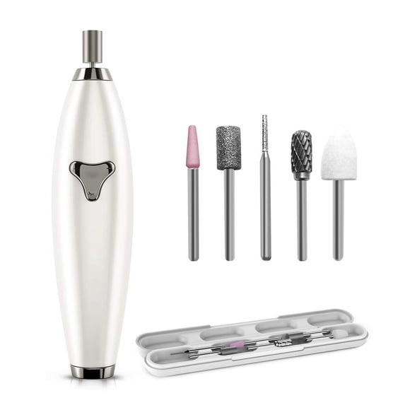 Set Manicure y Pedicure 6 en 1 Zeta Nails Rotación 360° Eléctrico Recargable