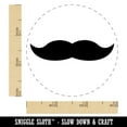 thumbnail image 2 of Mustache Solid Rubber Stamp for Scrapbooking Crafting Stamping - Small 3/4 Inch, 2 of 7