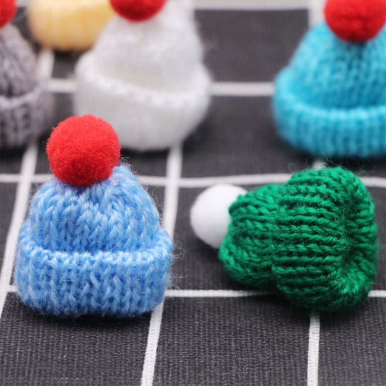 Necvior Bundle of 10 Mini Knitted Hats Clothing Accessories  display picture 2