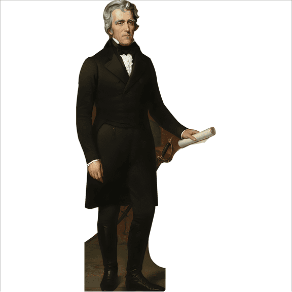 H25115 Andrew Jackson 7th President Cardboard Cutout Standee Standup