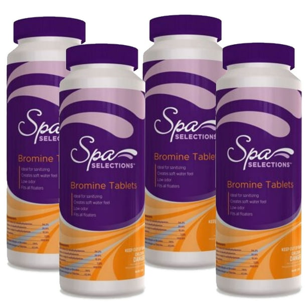 Spa Selections Bromine Tablets for Spas and Hot Tubs 7.2 lbs