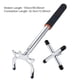 thumbnail image 4 of Qarigey Taco de billar Diseño telescópico Soporte de billar antideslizante ajustable Suministros deportivos Cues Bridge Pool Stick Disfraces de disfraces Horquilla alta y transversal Qarigey AP011655-01, 4 of 6