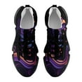 thumbnail image 6 of Simple Purple Ripple Breathable Sneakers Women Shoes Spring Light Flats Male Lace-up Walking Footwear, 6 of 8