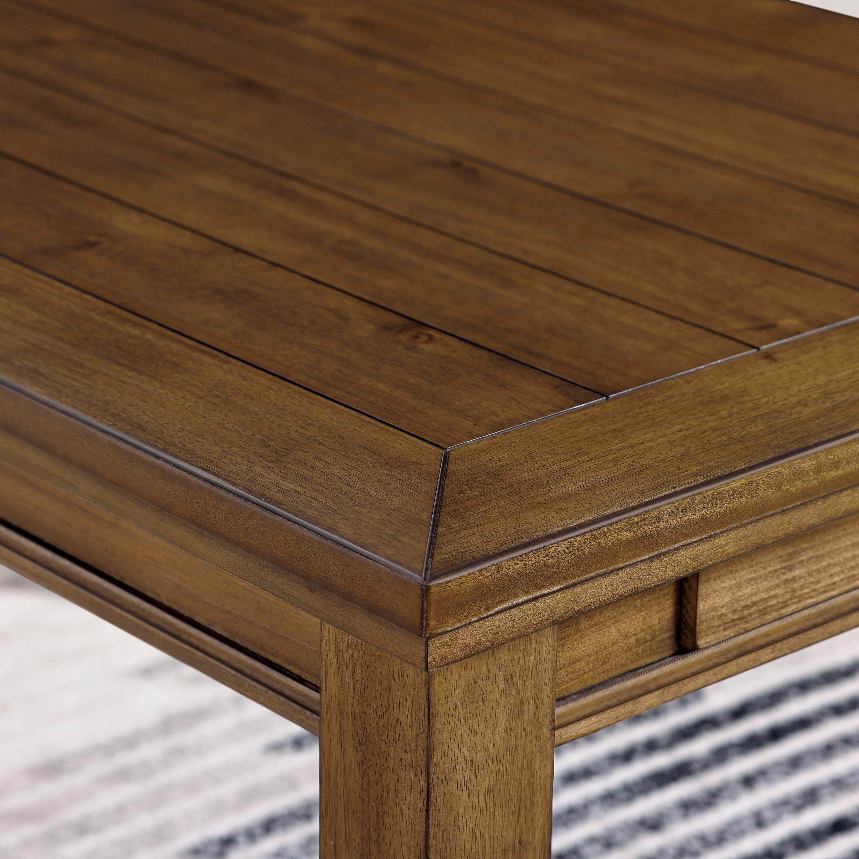 Furniture of America Stouts 60" 4-Drawer Dining Table, Walnut