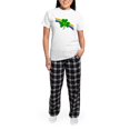 thumbnail image 5 of CafePress - 42Nd Shamrock Women's Light Pajamas - Women's Short Sleeve Print T-Shirt and Pants Light Cotton Pajama Set, 5 of 7