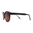 thumbnail image 3 of Polarized Classic Gentlemens Keyhole Horn Rim Plastic Sunglasses Tortoise Black Brown, 3 of 4