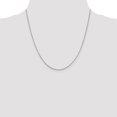 thumbnail image 2 of Auriga Fine Jewelry 14K White Gold 0.95mm Box Chain Necklace 20inch for Women, 2 of 5