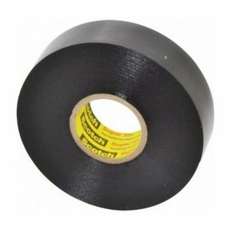 Scotch 500-054007-08949 1 in. x 36 yard Super 33 Plus Vinyl Electrical Tape&#44; Black