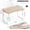 Glacier, variant on Adjustable Lap Desk for Bed with Storage Drawer, Foldable Bed Table, Tablet Slot, Cup Holder, Portable Laptop Stand for Bed & Sofa, Deep Stone Color