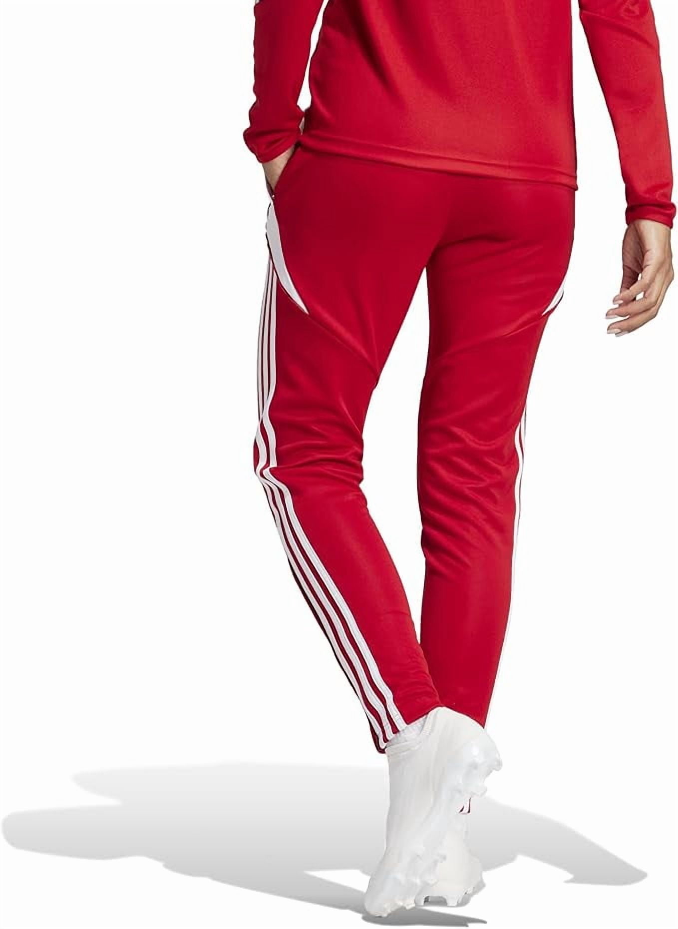 adidas Women's Tiro 24 Training Pants, Team Power Red/White, Large