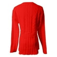 thumbnail image 6 of CAIXIA Sweater For Women Dressy Knit Pullover Sweater Elegant Tunic Top With Waist Slim Fit Ribbed Texture Long Sleeve Casual Comfort Wear Winter Clothing 2026, 6 of 6