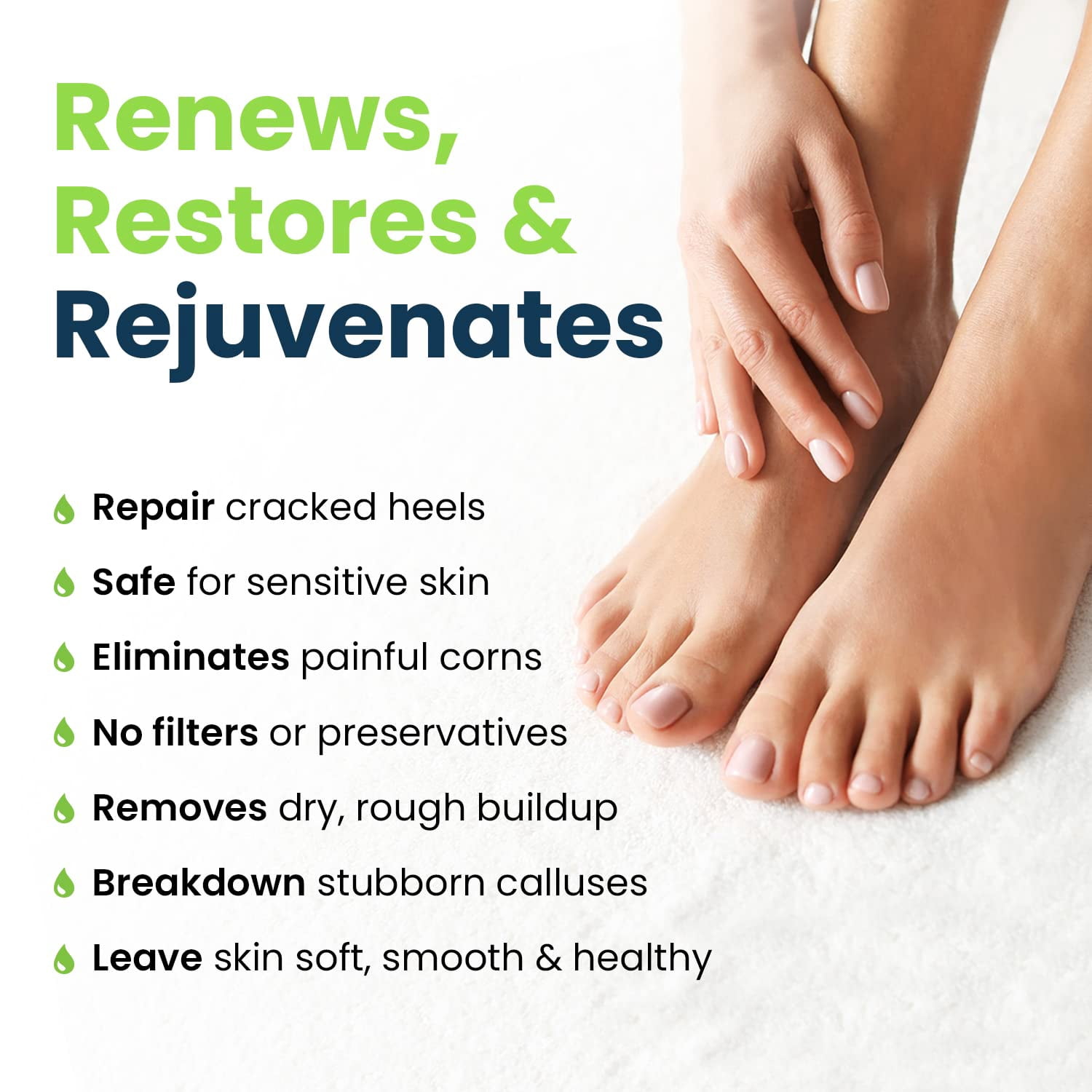 Foot Cure Callus Remover Gel - 2Pcs Strength Foot Callus Remover Gel with Pumice Stone for Dead Skin, Pedicure Spa Tools(16oz)