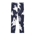 thumbnail image 2 of Girl's Legging Full-Length Colorful Print Tights For Dance Gym Everyday Wear Dancing Ghosts, 2 of 8