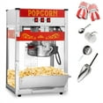 thumbnail image 2 of Olde Midway Commercial Popcorn Machine, Bar Style Popper with 8 Ounce Kettle, Red, 2 of 7