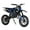Blue, variant on Jnismy Mini Kid Dirt Bike,Up to 25 Mph,Max Load 330 Lbs,49cc 2-Stroke Gas Powered Motorcycle with Off-Rode Tire, Front Rear Disc Brakes, Shock Absorption Pocket Motorbike,Red