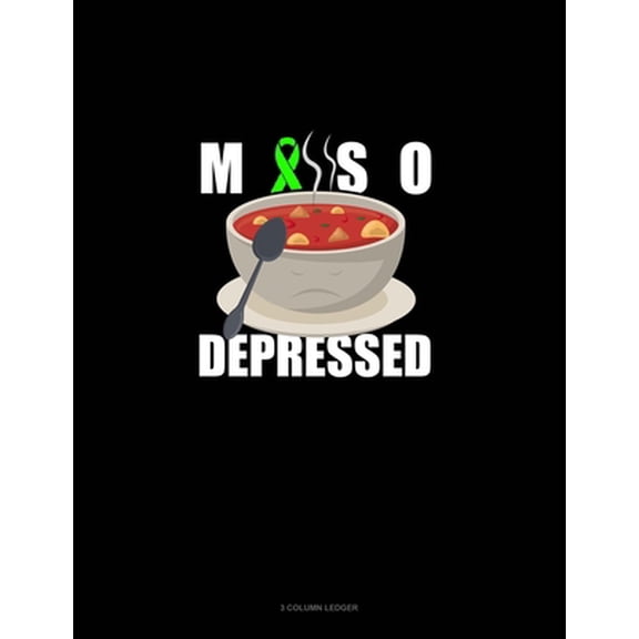 Pre-Owned Miso Depressed: 3 Column Ledger (Paperback) 1676001557 9781676001553