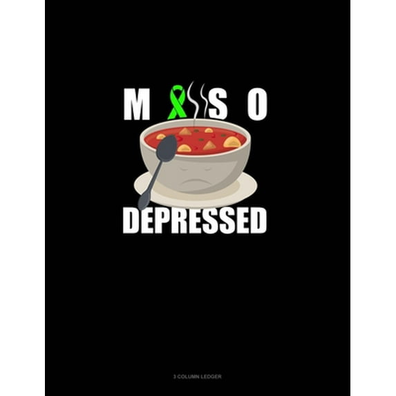 Pre-Owned Miso Depressed: 3 Column Ledger (Paperback) 1676001557 9781676001553