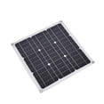 thumbnail image 3 of Kit de Panel Solar de 30W, cargador de batería de Panel Solar de silicio monocristalino con controlador de 10A, fuente de alimentación USB de 18V y 5V, 3 of 5