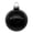 Black, variant on Pemberly Row Traditional Decorative 4-inch Red Glitter Clear Ball 6/Bag