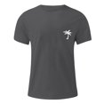 thumbnail image 4 of Krdevn Men's Half Sleeve Oversized T Shirt Letter Print Round Neck Short Sleeve,XXL, 4 of 4