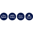 thumbnail image 2 of Darling Souvenir chocolate Candy Labels 190 Pcs Quinceanera Party Theme Stickers-Blue, 2 of 2