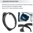 thumbnail image 3 of Unique Bargains Speaker Spacer Ring Tweeter Speaker Spacer Adator for Opel VIVARO for 6.5" 2 Set, 3 of 7