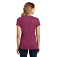 thumbnail image 3 of District ® Women's Perfect Weight ® Tee. DM104L - Heathered Loganberry Size XL, 3 of 4