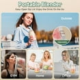 thumbnail image 3 of PRASKY 2-in-1 Portable Blender, BPA Free 27oz for Juicer, Smoothies and Shakes (6 Pack), 3 of 8