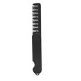 thumbnail image 6 of LEORX Compact Foldable Design Combs for Men Grooming Routine 1Pcs Black Plastic Wide Tooth, 6 of 7