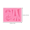 thumbnail image 2 of 5 moldes de silicona de unicornio para chocolate, fondant y pastel., 2 of 7
