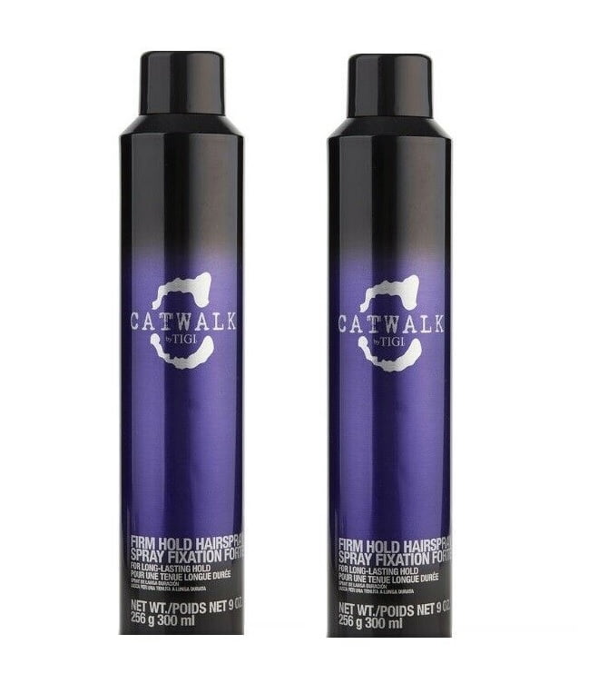 TIGI Catwalk Firm Hold Hair Spray – 9 Oz, Pack Of 2, Salon Quality