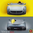 thumbnail image 4 of Bburago 1:18 Scale Ferrari Concept Monza SP1 Alloy Luxury Vehicle Diecast Cars Model Toy Collection Gift, 4 of 5