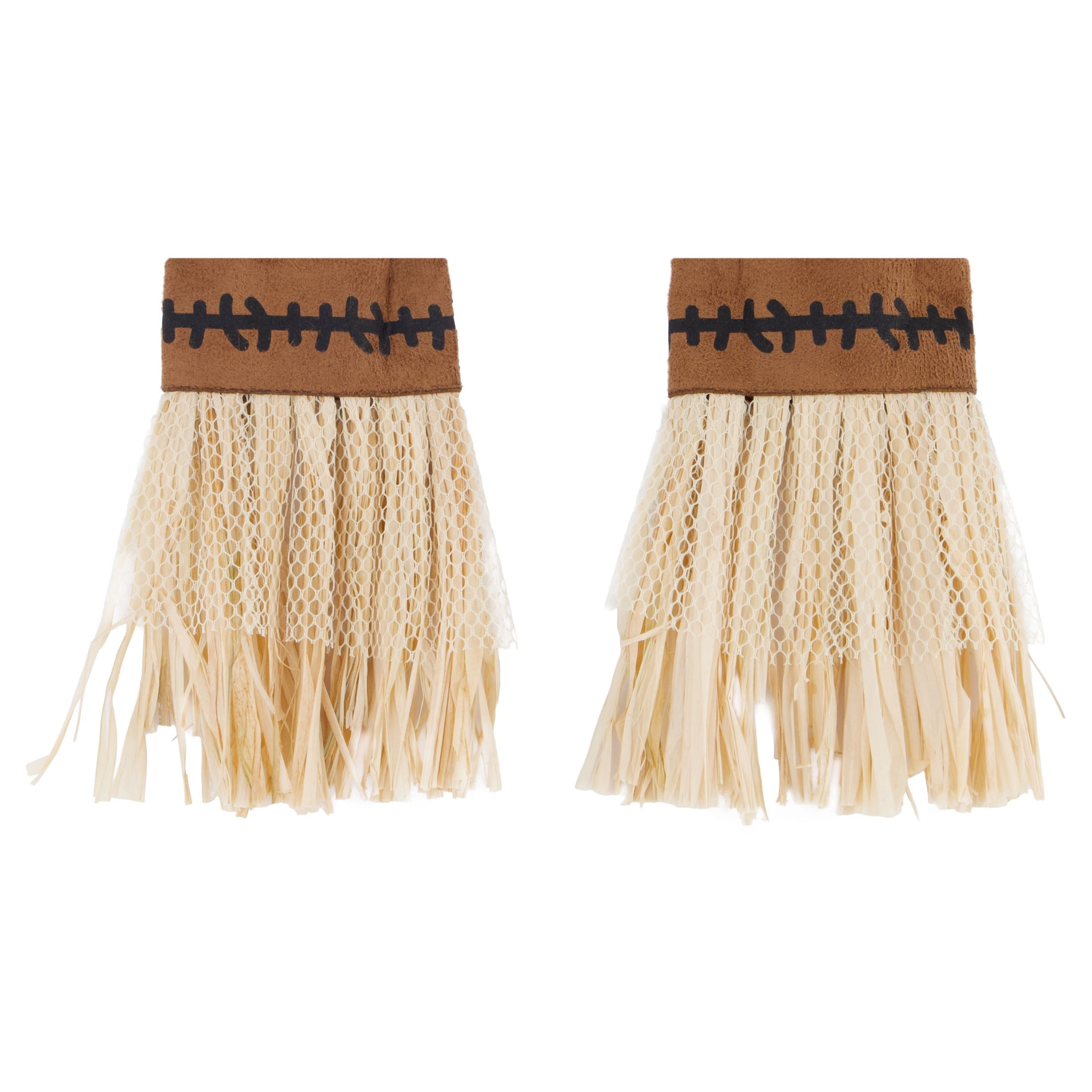 Scarecrow Costume Accessory Kit for Adults, Brown, 4 Pieces, Halloween by Way To Celebrate