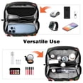 thumbnail image 6 of Christmas Digital Storage Bag Pouch, Waterproof Oxford Cloth Electronic Travel Case Organizer, Hard Drive Bag, and USB Organizer - 5.9x9.44x3.14 in., 6 of 6